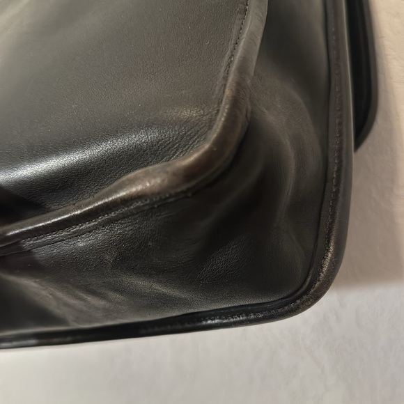 COPY - Vintage COACH 5180 Metropolitan Black Leather Brief Bag - Picture 9 of 16